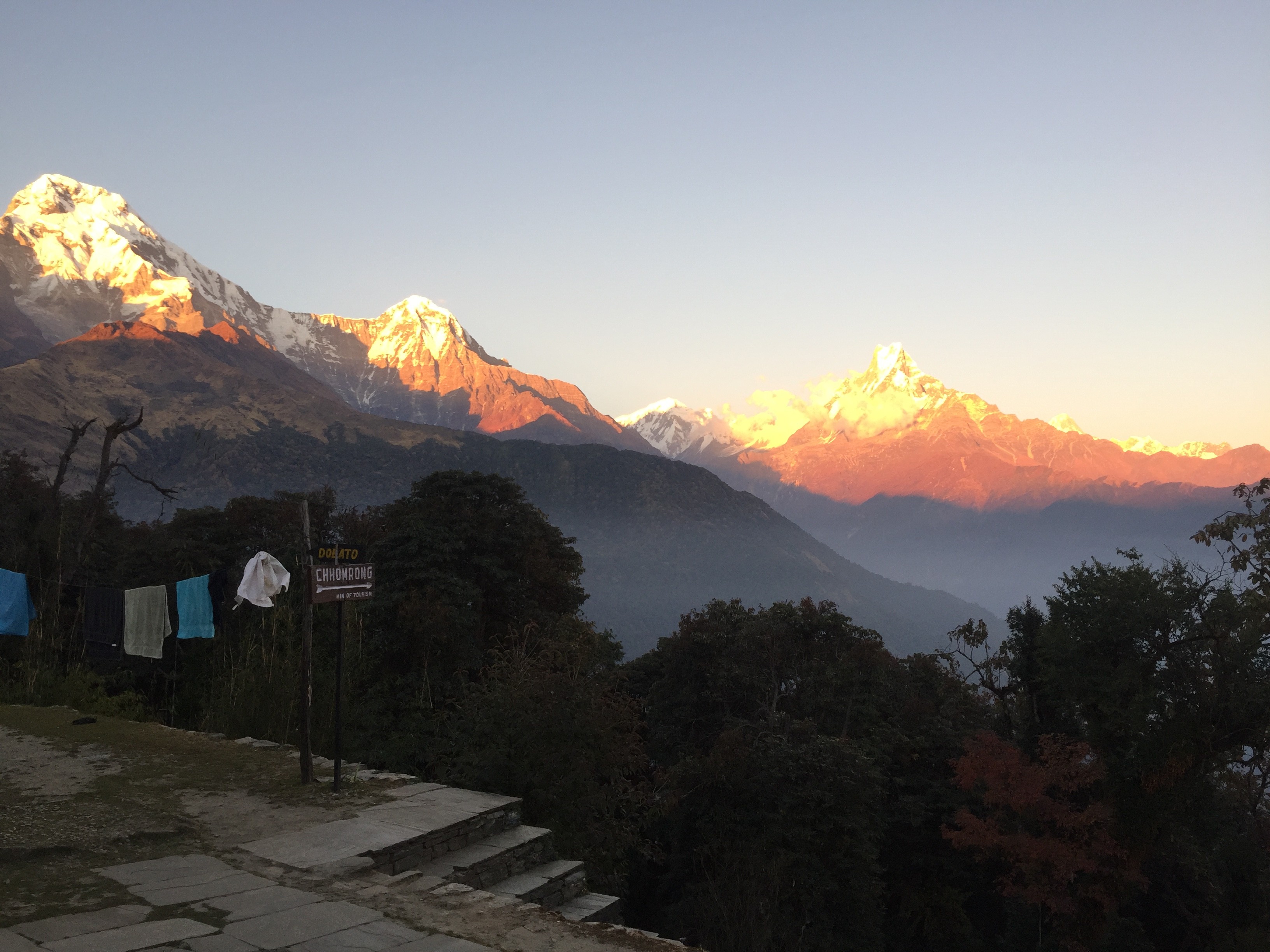 Poon Hill sunset view