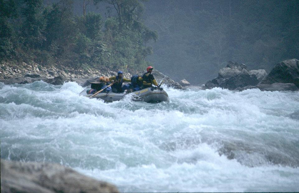 White water rafting 