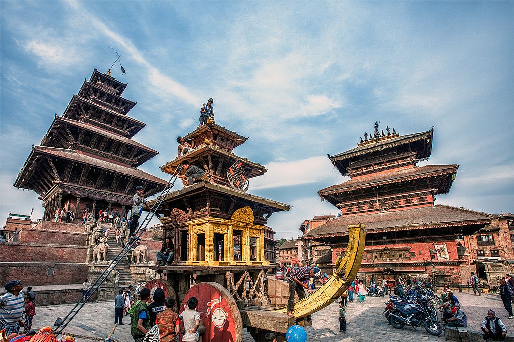 Bisket Jatra in Kathmandu Nepal