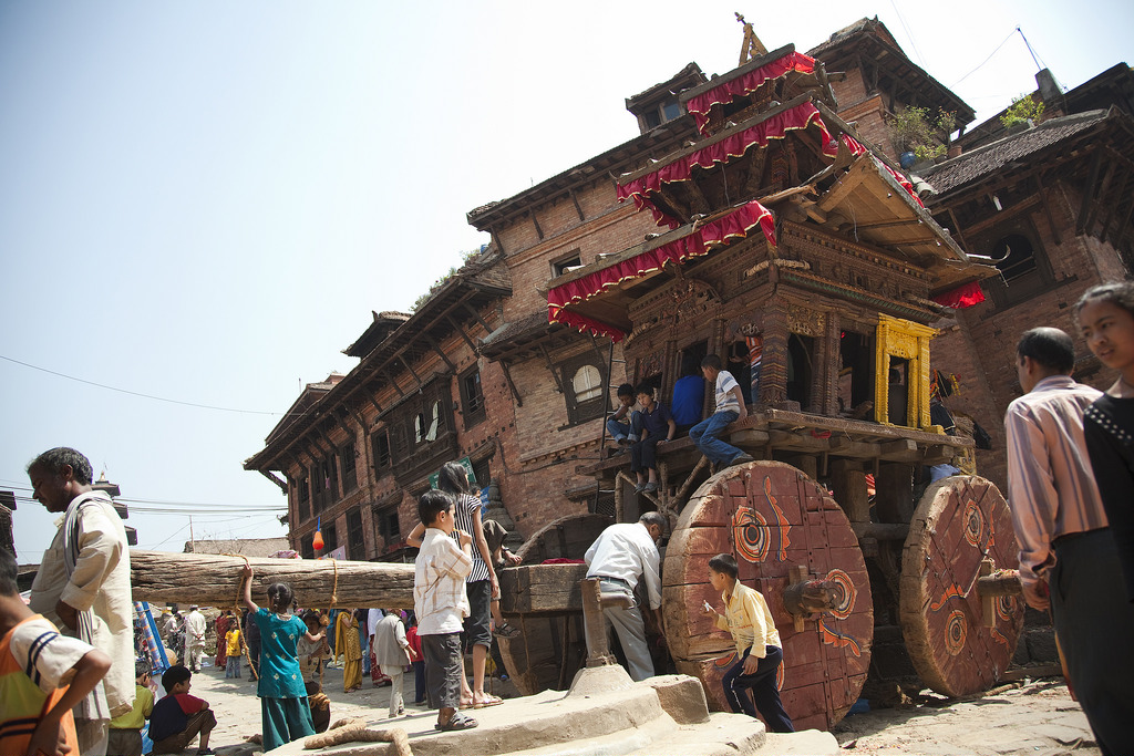 Bisket Jatra in Kathmandu Nepal