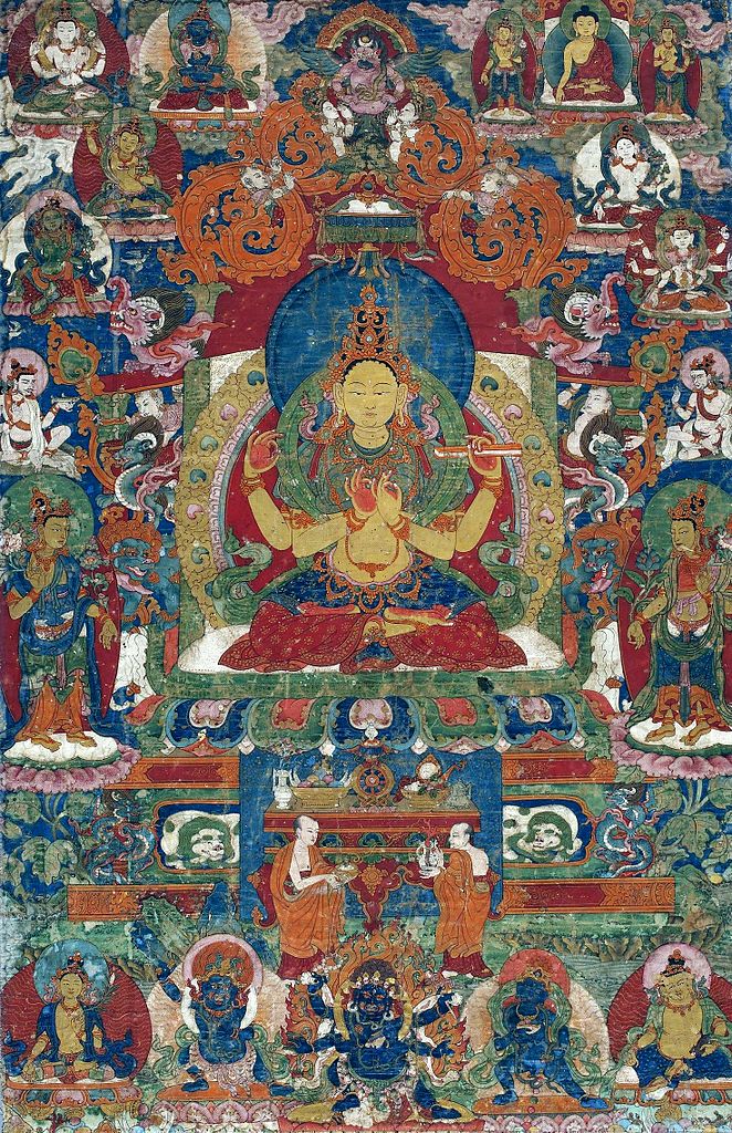 Nepal_Thangka_with_Prajnaparamita