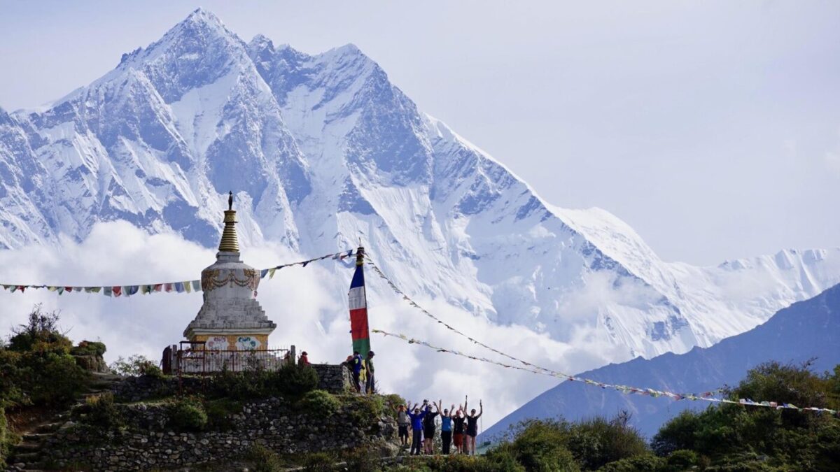 Family Trekking at Everest Base Camp