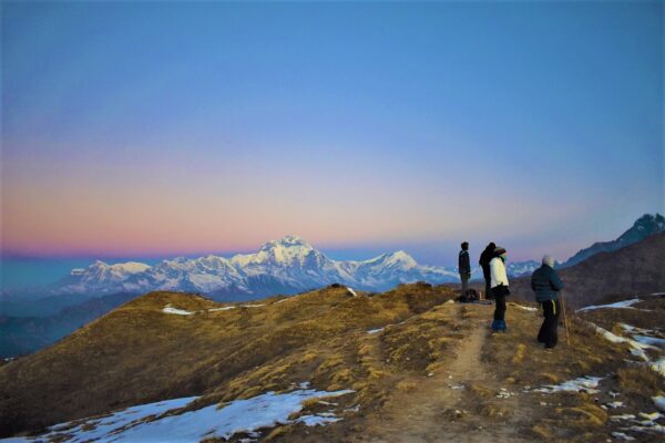 Khopra Ridge Trek mountain views